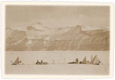 Photo taken from Robert Falcon Scott's camera