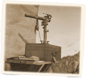 Actinometer on shelf