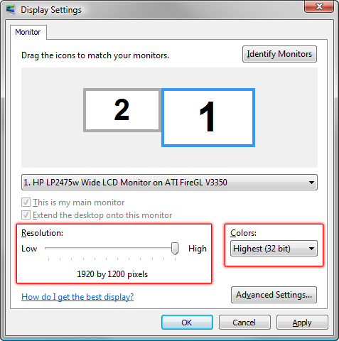 Screen Resolution