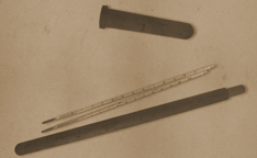 Wooden thermometer