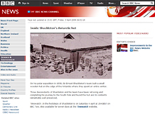 Inside Shackleton's Antarctic hut