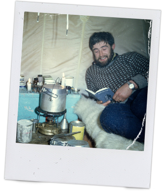 Life inside a polar tent