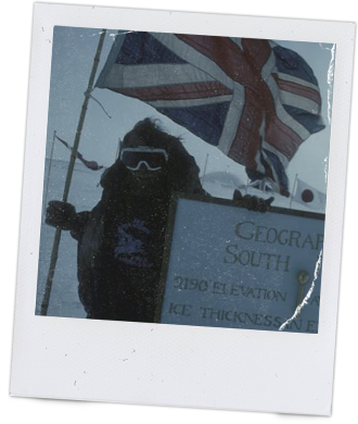 Burton at the South Pole