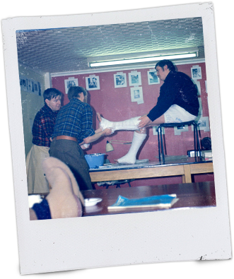 Mending a broken leg